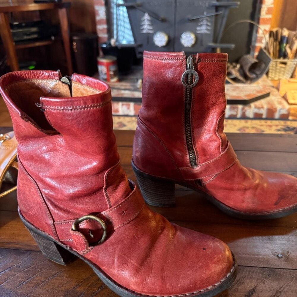 Fioentini + Baker Rosso Red Nelly Boots Women's 39 EU